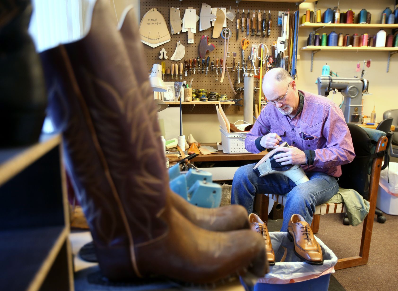 Working at Eisele's Custom Footwear